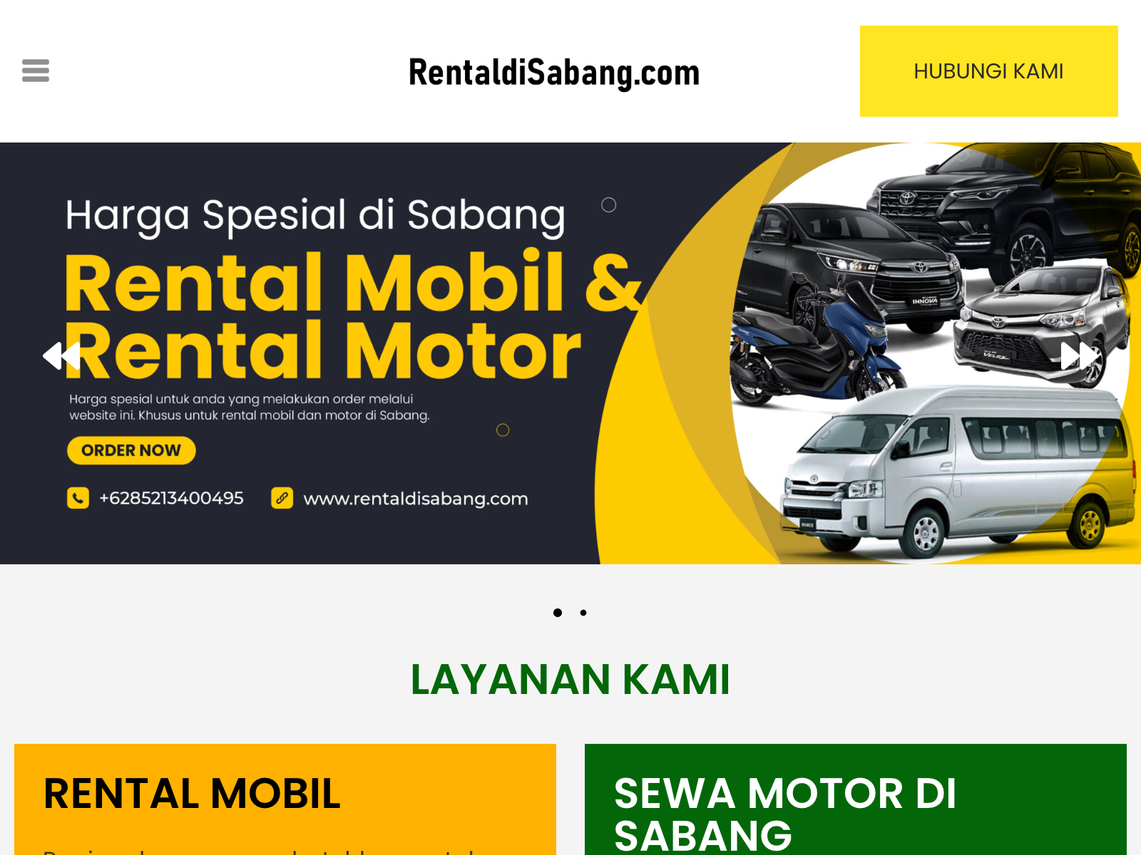 Portofolio Rental di Sabang